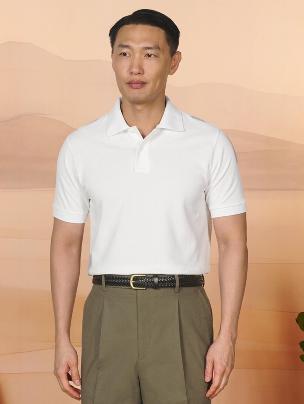 Spier & Mackay White Cotton Pique Polo - Picture 6 of 6